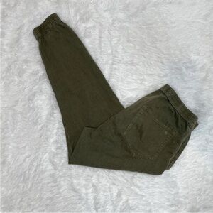 Rag & Bone Women’s Size 29 Button Fly Tapered Green Pants Designer Comfort